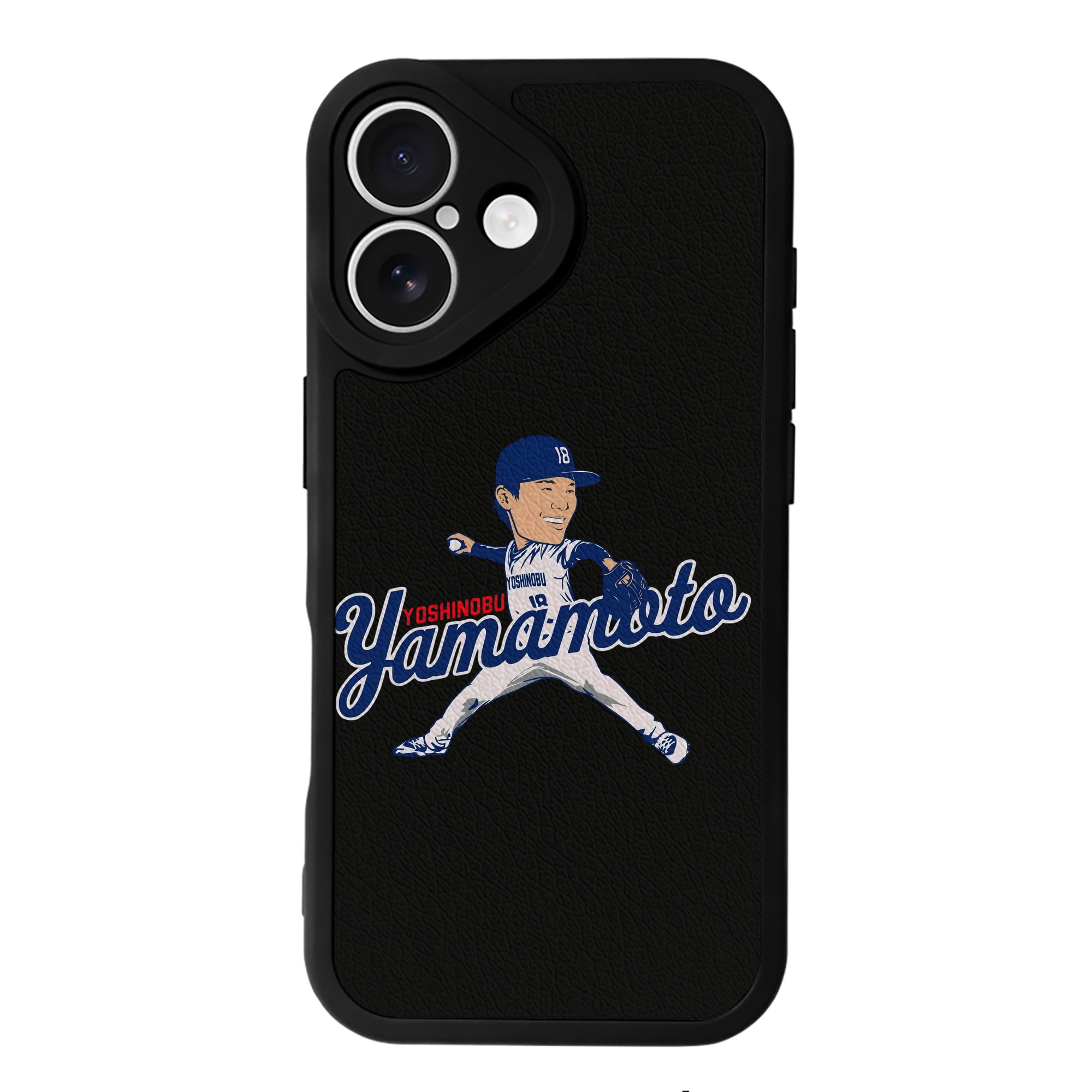  IPhone 16 Silicone Leather Case – UV Print, Lambskin Texture – Perfect Fit, Wireless Charging Compatible, Scratch Resistant, Precise Cutouts – Stylish Protection For IPhone 16